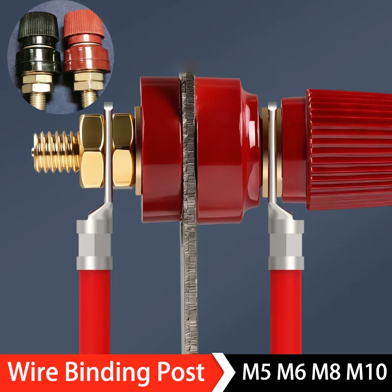 Brass Stud Power Junction Post Connectors M5 M6 M8 M10 Black Red Set Car Battery Premium Remote Wire Terminals Auto Accessories
Brass Stud Power Junction Post Connectors M5 M6 M8 M10 Black Red Set Car Battery Premium Remote Wire Terminals Auto Accessories