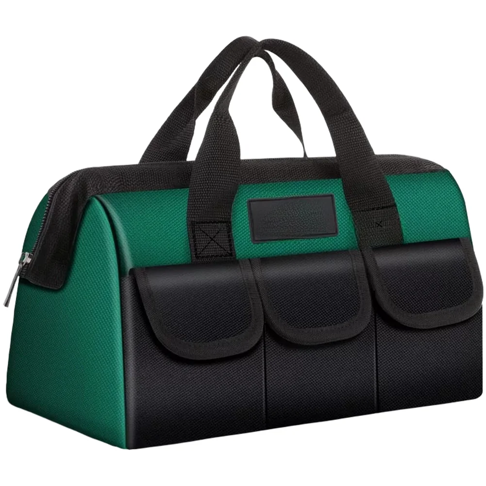 31x17x21cm Waterproof Tool Bag Heavy Duty Oxford Storage Organizer Steel Ring Base Electrician Carpenter Repair Kit Green
31x17x21cm Waterproof Tool Bag Heavy Duty Oxford Storage Organizer Steel Ring Base Electrician Carpenter Repair Kit Green