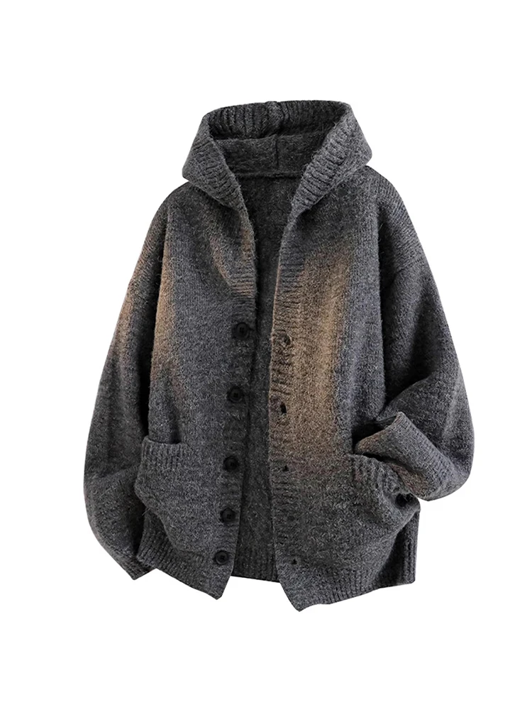 Мужской зимний вязаный свитер-кардиган Laid-ba Sle: модный, свободный, плотный, с мягким анималистическим принтом, длинный рукав
Мужской зимний вязаный свитер-кардиган Laid-ba Sle: модный, свободный, плотный, с мягким анималистическим принтом, длинный рукав