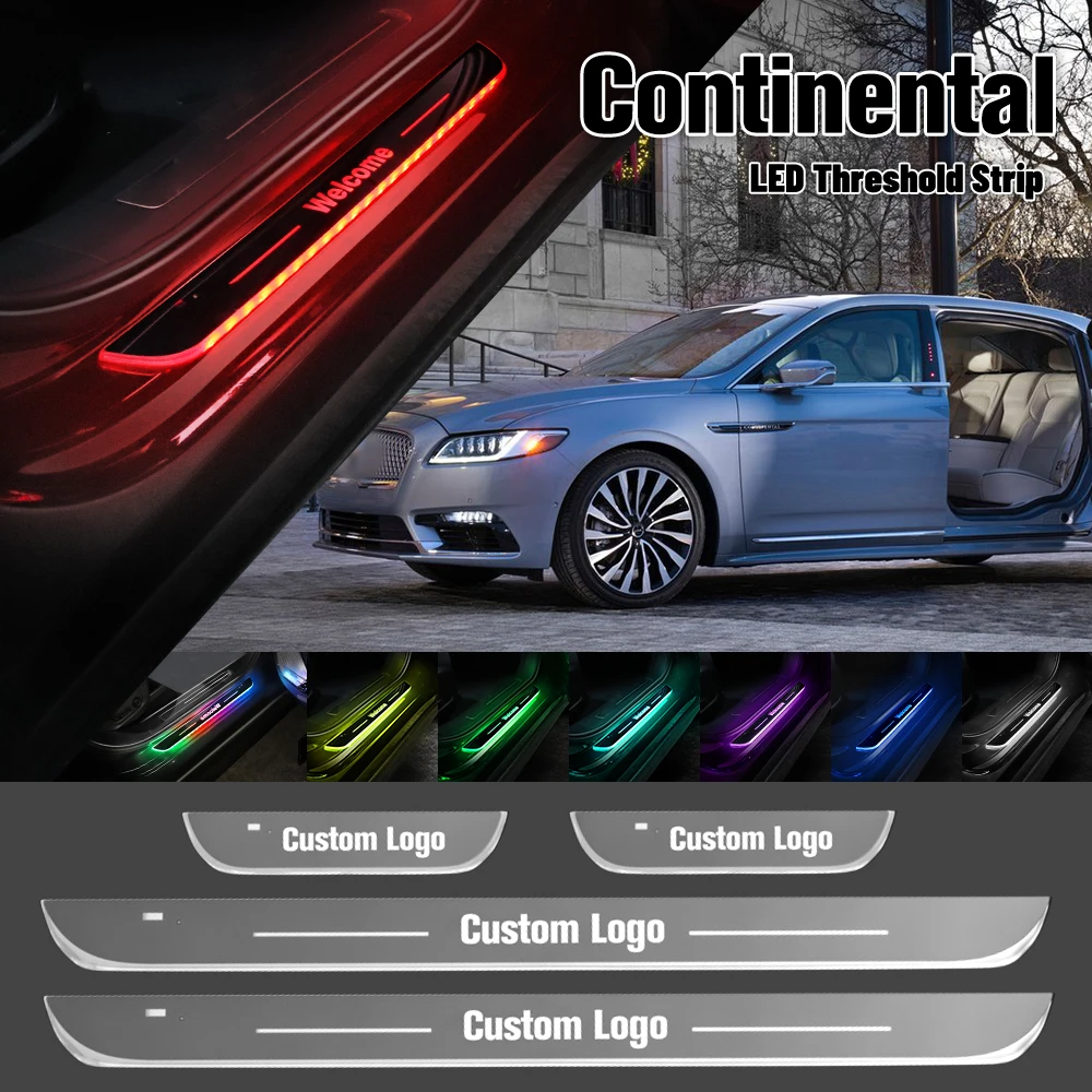 For Lincoln Continental 2016-2022 Car Door Sill Light Customized Logo LED 2020 2021 Welcome Threshold Pedal Lamp Accessories
For Lincoln Continental 2016-2022 Car Door Sill Light Customized Logo LED 2020 2021 Welcome Threshold Pedal Lamp Accessories