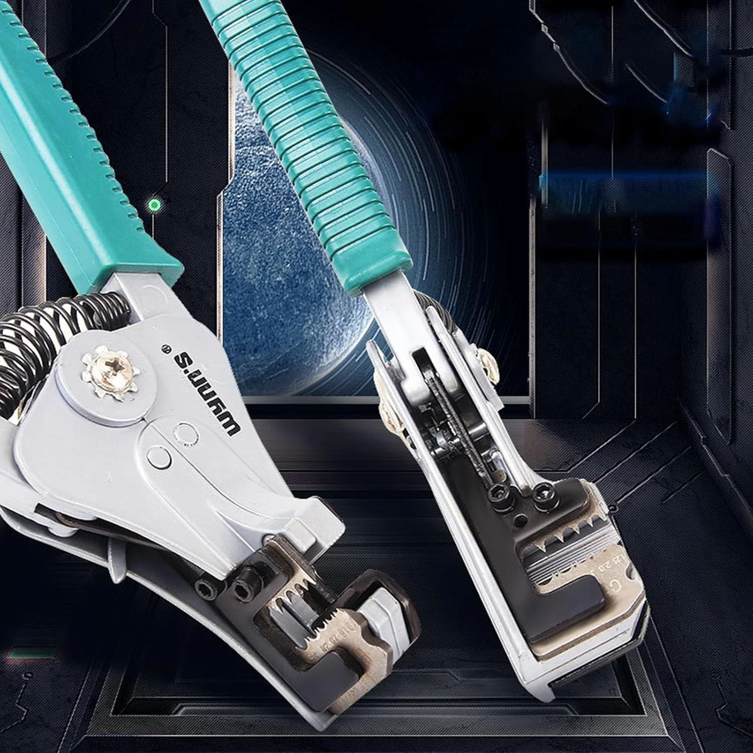Heavy Duty Automatic Wire Stripper - Self Adjusting Electrical Cable Cutter, Crimper, and Cutter for Quick and Effortless Cable
Heavy Duty Automatic Wire Stripper - Self Adjusting Electrical Cable Cutter, Crimper, and Cutter for Quick and Effortless Cable