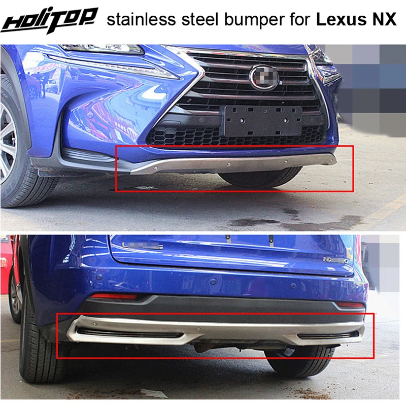 front&rear bumper skid plate protector/guard for NX NX300h NX200T NX200 ,2pcs/set, stainless steel instead of plastic
front&rear bumper skid plate protector/guard for NX NX300h NX200T NX200 ,2pcs/set, stainless steel instead of plastic