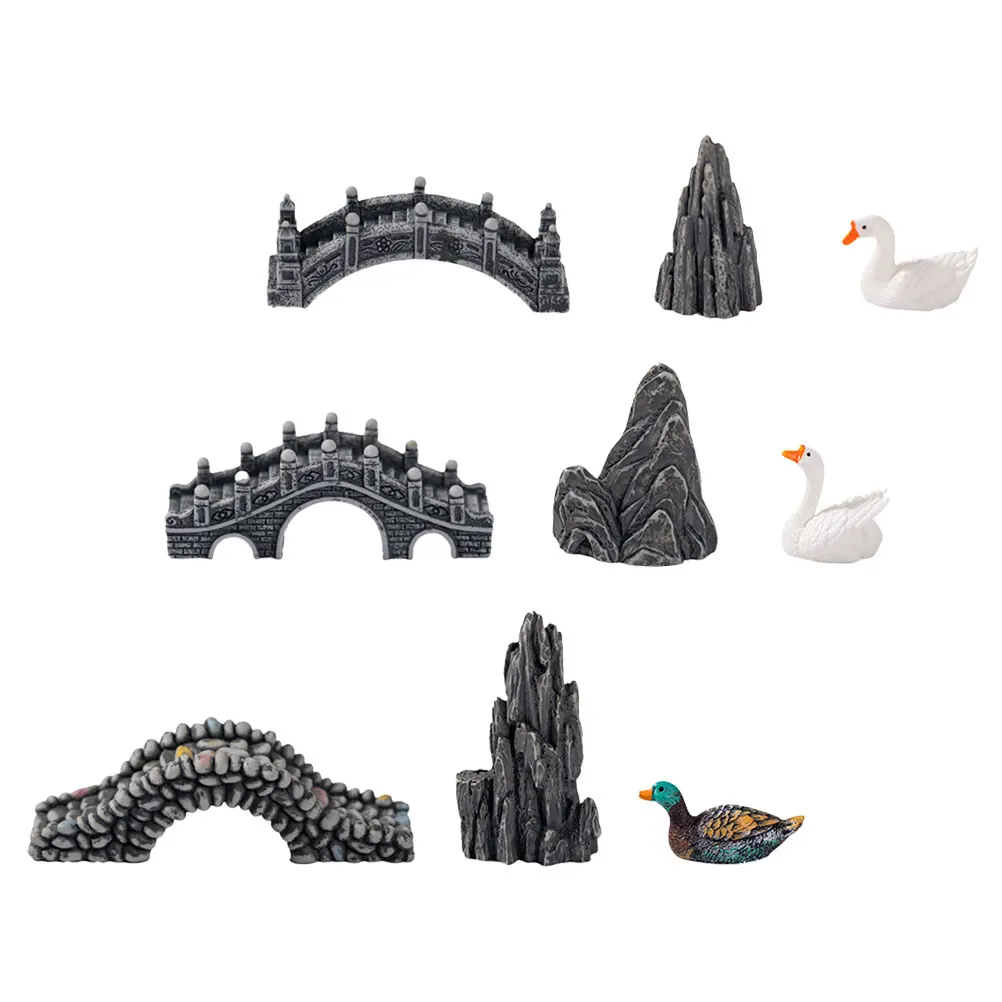 1 set Miniatures for Garden Yard Lightweight Decorations Goose Figurines Plant naments Micro L scaping
1 set Miniatures for Garden Yard Lightweight Decorations Goose Figurines Plant naments Micro L scaping