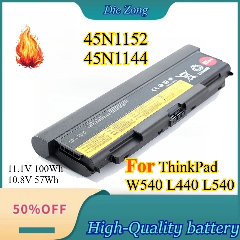New for Lenovo ThinkPad T440P T540P Laptop Battery 45N1152 45N1153 45N1144 45N1145 Large-capacity Battery
New for Lenovo ThinkPad T440P T540P Laptop Battery 45N1152 45N1153 45N1144 45N1145 Large-capacity Battery