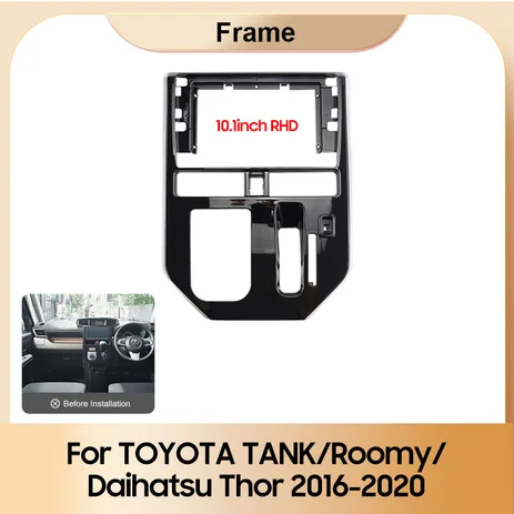 Car Radio Frame For TOYOTA TANK/Roomy/Daihatsu Thor 2016-2020 Stereo Panel Harness Wiring Connector Power Cord Adapter Decoder
Car Radio Frame For TOYOTA TANK/Roomy/Daihatsu Thor 2016-2020 Stereo Panel Harness Wiring Connector Power Cord Adapter Decoder