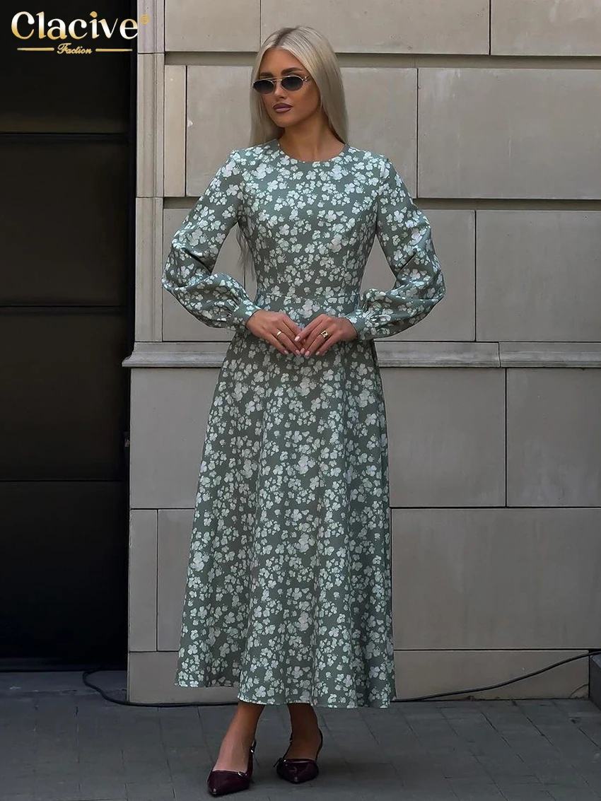 Clacive Fashion Loose Print Women's Dress 2025 Vintage O-Neck Long Sleeve Ankle Length Dresses Elegant Classic Female Dress
Clacive Fashion Loose Print Women's Dress 2025 Vintage O-Neck Long Sleeve Ankle Length Dresses Elegant Classic Female Dress