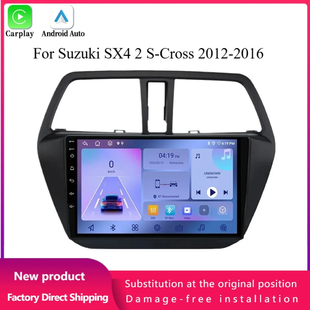 For Suzuki SX4 2 S-Cross 2012-2016 Car Radio Multimedia Video Player Android Auto Navigation 4G GPS Wireless BT CarPlay Screen
For Suzuki SX4 2 S-Cross 2012-2016 Car Radio Multimedia Video Player Android Auto Navigation 4G GPS Wireless BT CarPlay Screen