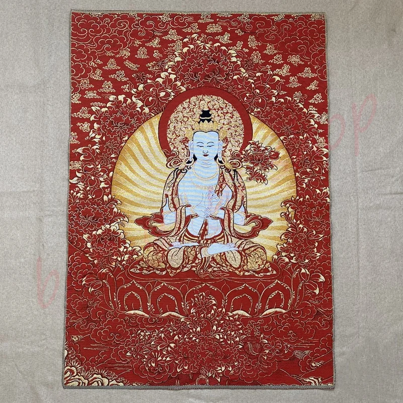 Картина Thangka/религиозное украшение для дома/желтый Бог богатства/Красный лотос с вышивкой Будда/благоприятный танка
Картина Thangka/религиозное украшение для дома/желтый Бог богатства/Красный лотос с вышивкой Будда/благоприятный танка