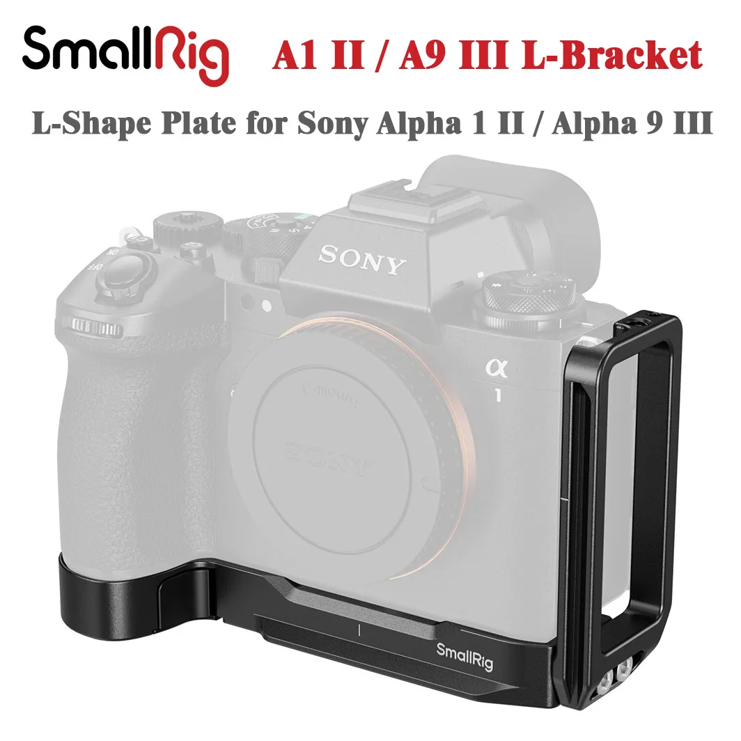 SmallRig L-Plate for Sony Alpha 1 II/9 III –Arca-Swiss, AirTag, Retractable Side
SmallRig L-Plate for Sony Alpha 1 II/9 III –Arca-Swiss, AirTag, Retractable Side
