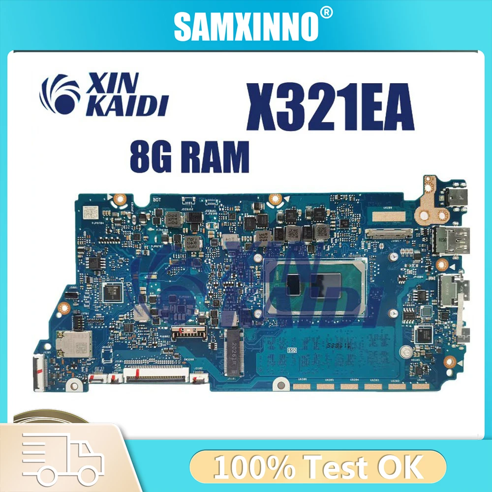 Материнская плата для ноутбука ASUS S333EA K333EA X321E X321EA i5-1135G7 i7-1165G7 RAM-8GB/16GB VivoBook I333EA, 100% протестировано, ОК
Материнская плата для ноутбука ASUS S333EA K333EA X321E X321EA i5-1135G7 i7-1165G7 RAM-8GB/16GB VivoBook I333EA, 100% протестировано, ОК