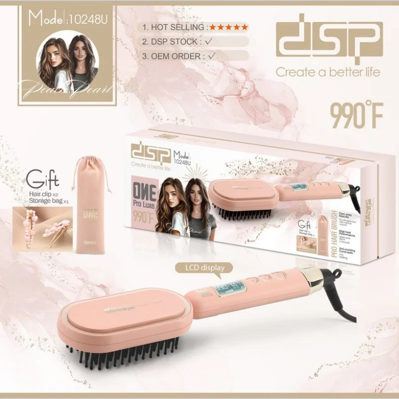 Выпрямитель для волос, плойка, утюжок для волос, защита от ожогов, не повреждает волосы, придает объем, выпрямляет челку, инструмент 2-в-1
Выпрямитель для волос, плойка, утюжок для волос, защита от ожогов, не повреждает волосы, придает объем, выпрямляет челку, инструмент 2-в-1