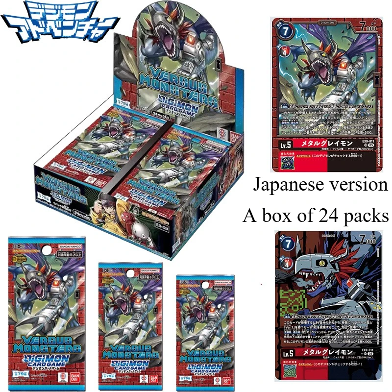 Новая официальная коробка для карточных игр Bandai Digimon EX-09 Versus Monsters, японская версия, аниме SR SEC, коллекция редких карт, подарок
Новая официальная коробка для карточных игр Bandai Digimon EX-09 Versus Monsters, японская версия, аниме SR SEC, коллекция редких карт, подарок