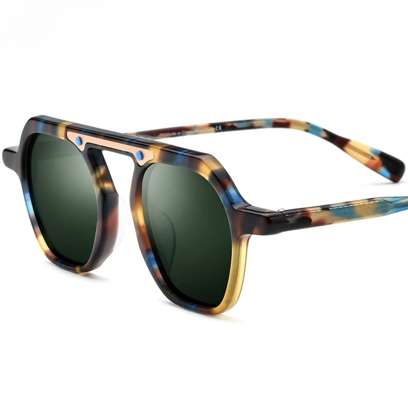 Handmade Plate Polarized Beam Personality Hip Hop Men Sunglasses Star with UV Protection UV400 Travel Driving Women Sunglasses
Handmade Plate Polarized Beam Personality Hip Hop Men Sunglasses Star with UV Protection UV400 Travel Driving Women Sunglasses