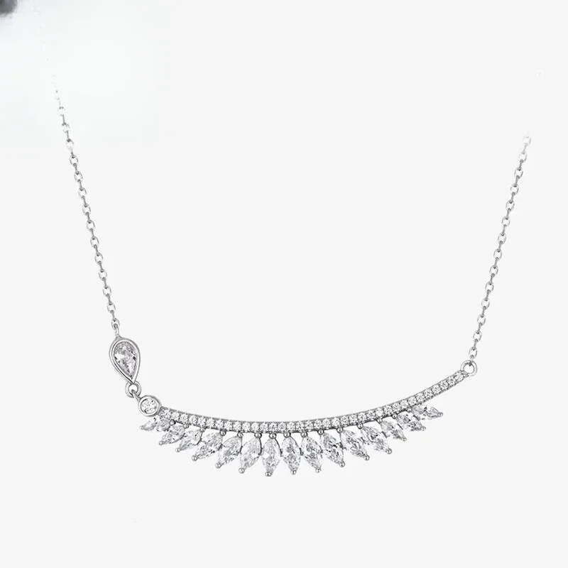 ZCD S925 Sterling Silver Smiling Water Droplet Inlaid Necklace, Female Personality Niche, Exaggerated European and American
ZCD S925 Sterling Silver Smiling Water Droplet Inlaid Necklace, Female Personality Niche, Exaggerated European and American