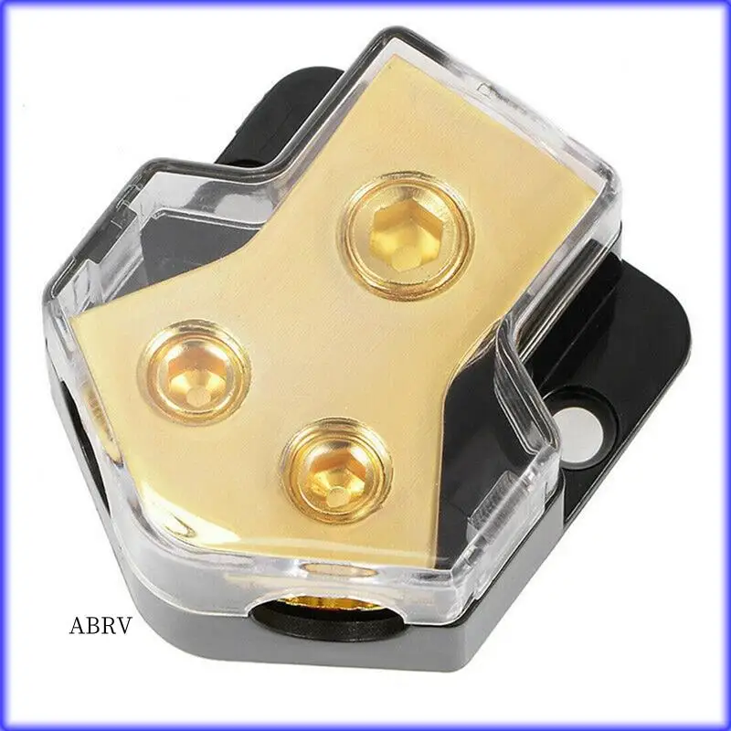 Highly Recommended-12V Power Distribution Block Car Audio Splitter Splitter 2 Way 0/2/4 Gauge In 4/6/8 Gauge Out Ground Distribu
Highly Recommended-12V Power Distribution Block Car Audio Splitter Splitter 2 Way 0/2/4 Gauge In 4/6/8 Gauge Out Ground Distribu