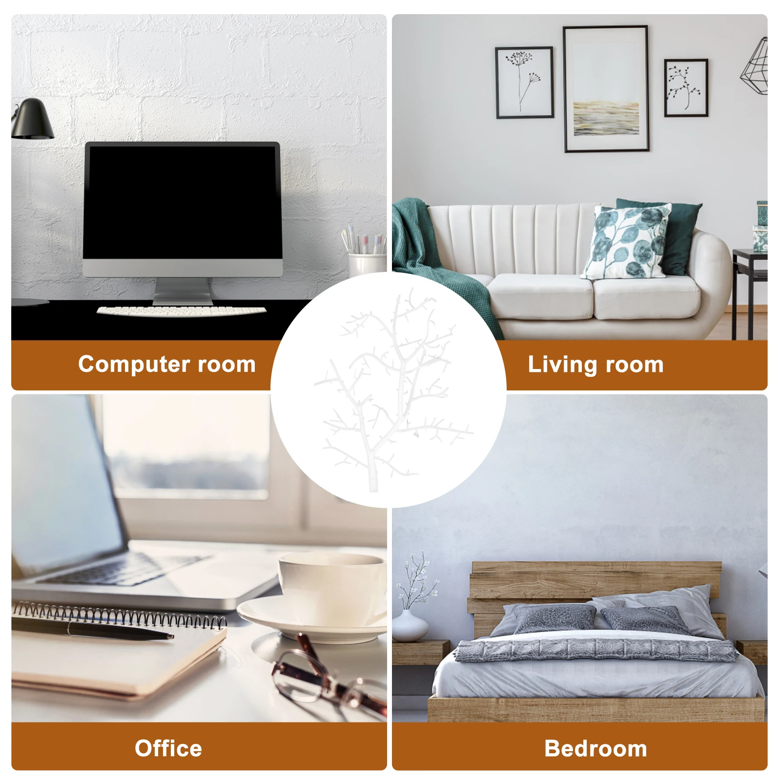 6Pcs Artificial Tree Branches Plastic Dried Antler Twigs DIY Vase Filling Decorative Plant Stems for Home Office Table 
6Pcs Artificial Tree Branches Plastic Dried Antler Twigs DIY Vase Filling Decorative Plant Stems for Home Office Table