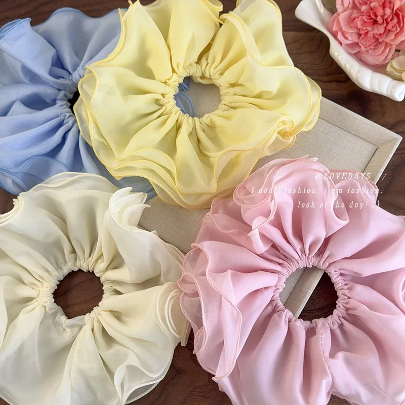 Scrunchie Oversized Double Layer Mesh Chiffon Soft Hair Tie for Bun and Low Side Ponytail Women Sweet Premium Durable
Scrunchie Oversized Double Layer Mesh Chiffon Soft Hair Tie for Bun and Low Side Ponytail Women Sweet Premium Durable