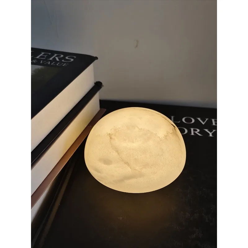 100% Natural Marble Spanish Alabaster USB Rechargeable Table Lamp
100% Natural Marble Spanish Alabaster USB Rechargeable Table Lamp