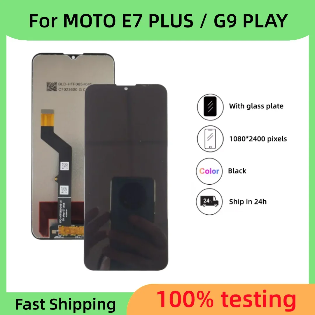 New IPS LCD For Motolola MOTO E7 Plus Display XT2081-1 Moto G9 Play XT2083-1 LCD Display Touch Screen LCD Digiziter Assembly
New IPS LCD For Motolola MOTO E7 Plus Display XT2081-1 Moto G9 Play XT2083-1 LCD Display Touch Screen LCD Digiziter Assembly