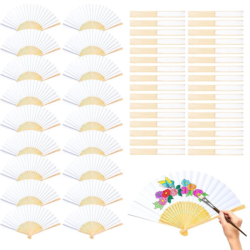 70Pcs Wedding Fan White Folding Elegant Paper Hand Fan Wedding Party Gift Bride Hand Fan Gift Decoration
70Pcs Wedding Fan White Folding Elegant Paper Hand Fan Wedding Party Gift Bride Hand Fan Gift Decoration