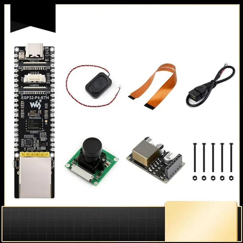 Макетная плата Waveshare ESP32-P4-ETH с модулем камеры 5 МП OV5647, источник питания POE, поддержка моделей AI Deepseek-N33R
Макетная плата Waveshare ESP32-P4-ETH с модулем камеры 5 МП OV5647, источник питания POE, поддержка моделей AI Deepseek-N33R