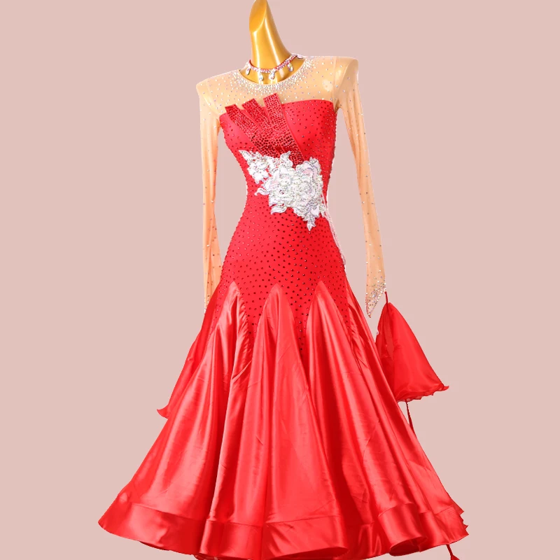 NEW Modern Dance Dress Female New Ballroom Dance Competition Dress Women Big Dress Waltz Ballroom Dance Performance Dress
NEW Modern Dance Dress Female New Ballroom Dance Competition Dress Women Big Dress Waltz Ballroom Dance Performance Dress