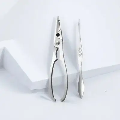 1 set Crab Dismantling Tools 304 Stainless Steel Crab Plier Set Seafood Eating Tool Lobster Shear Kitchen Gadgets
1 set Crab Dismantling Tools 304 Stainless Steel Crab Plier Set Seafood Eating Tool Lobster Shear Kitchen Gadgets