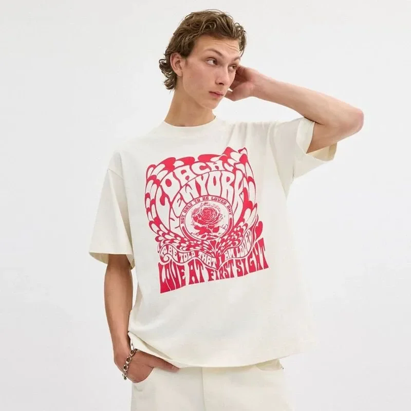Summer Entry Lux Fashion America Brand Men T-Shirt Print Loose Casual Sport Roundneck Short Sleeve Cotton Couples Short Sleeve
Summer Entry Lux Fashion America Brand Men T-Shirt Print Loose Casual Sport Roundneck Short Sleeve Cotton Couples Short Sleeve
