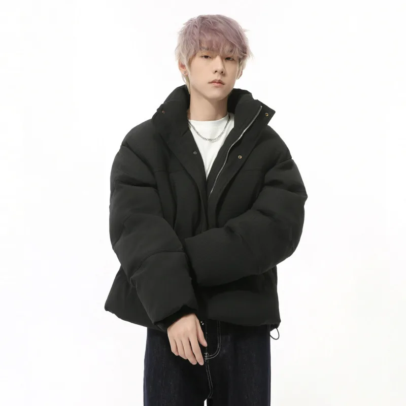 SYUHGFA Stand Collar Men's Cotton Coats Solid Color Casual Menswear Korean Style Thickened Loose Male Padded Jackets 2025 Spring
SYUHGFA Stand Collar Men's Cotton Coats Solid Color Casual Menswear Korean Style Thickened Loose Male Padded Jackets 2025 Spring