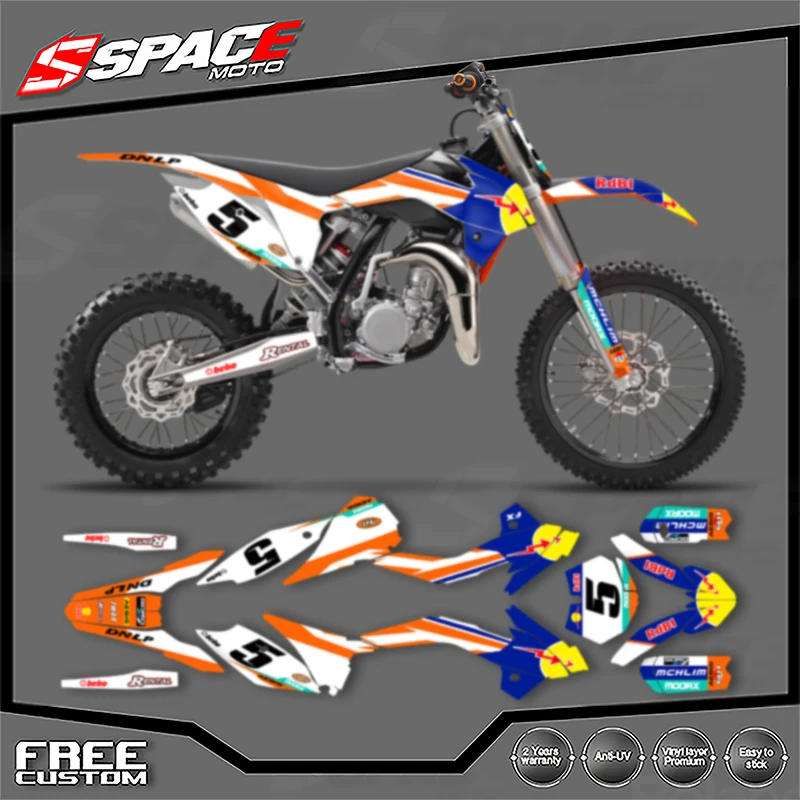 SPACE пользовательская мотоциклетная графическая фоновая наклейка для KTM SX SX85 2013 2014 SX85 2015 2016 2017, комплекты наклеек 02
SPACE пользовательская мотоциклетная графическая фоновая наклейка для KTM SX SX85 2013 2014 SX85 2015 2016 2017, комплекты наклеек 02