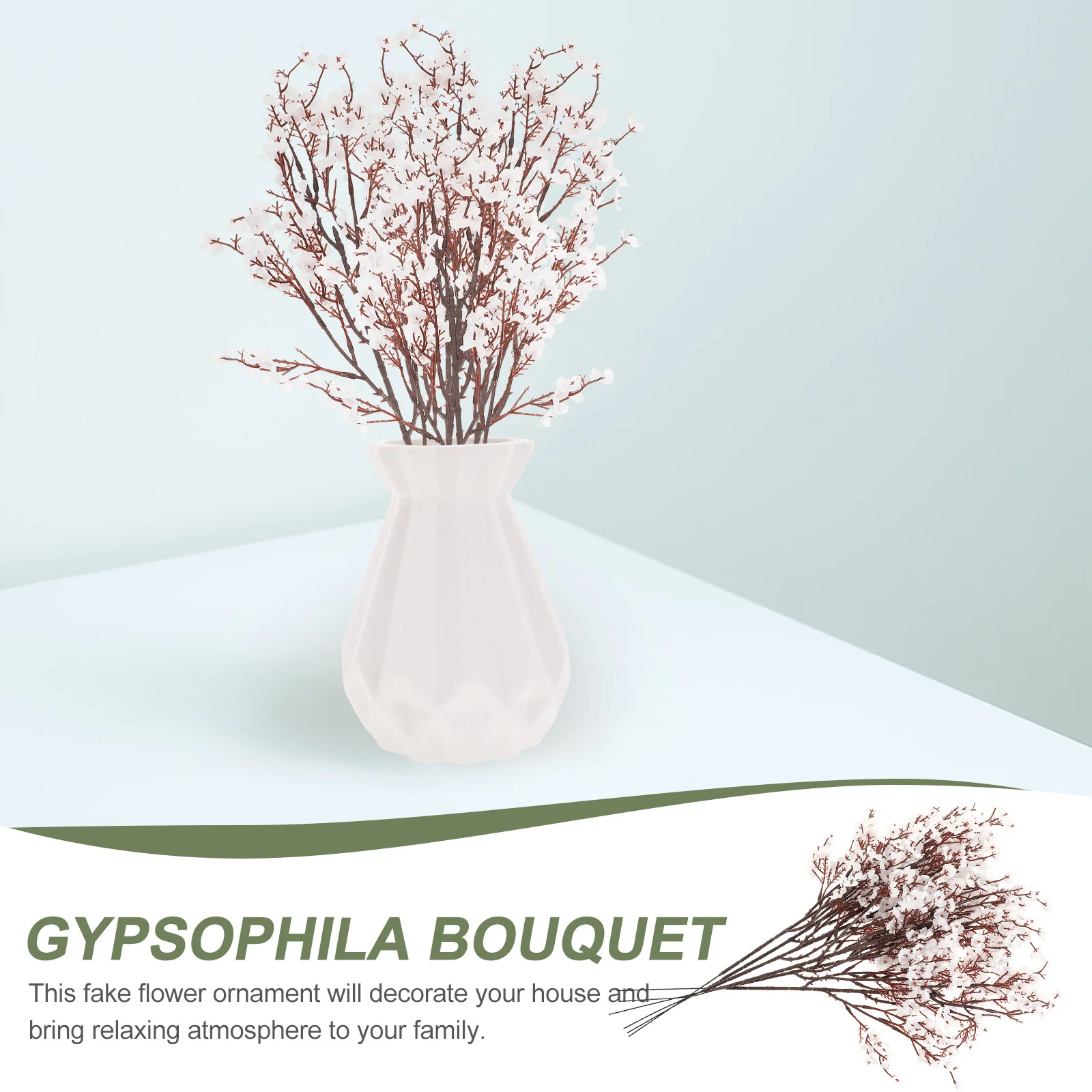 6Pcs Realistic Gypsophila Flowers Artificial Flower Bouquet for Home Wedding Party Decoration Gypsophila Bouquet 
6Pcs Realistic Gypsophila Flowers Artificial Flower Bouquet for Home Wedding Party Decoration Gypsophila Bouquet