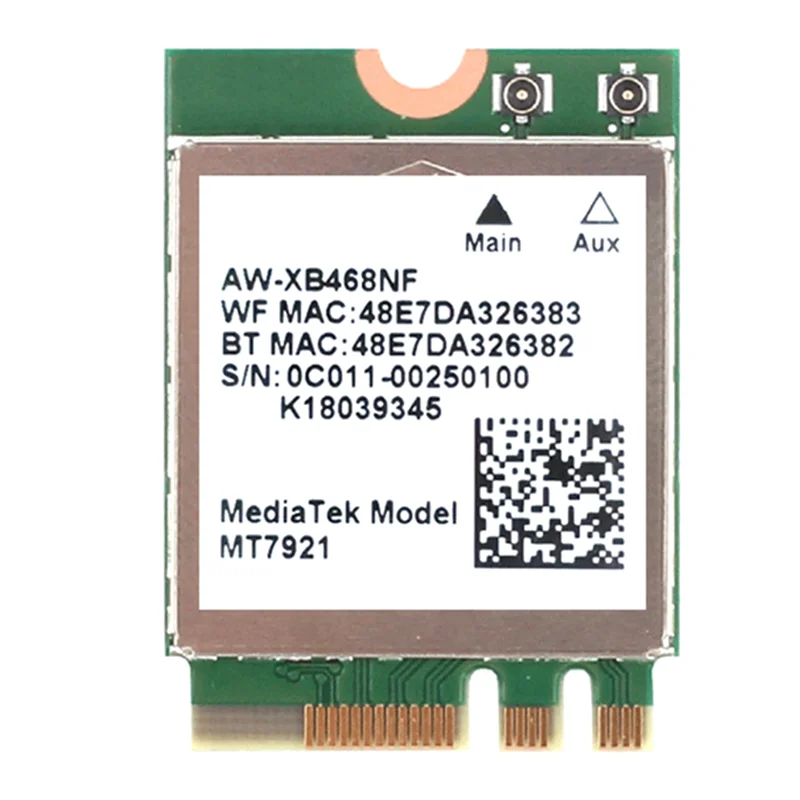 MT7921 WIFI6 смартфон с 5,5-дюймовым дисплеем, встроенной беспроводной сетевой картой M2 2,4 BT
MT7921 WIFI6 смартфон с 5,5-дюймовым дисплеем, встроенной беспроводной сетевой картой M2 2,4 BT