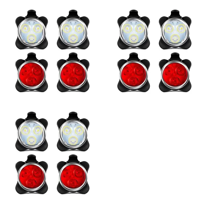 HOES-3X 12 Pack USB Rechargeable Bike Light Set Front And Rear LED Bicycle Light For Night Riding Bike Accessories
HOES-3X 12 Pack USB Rechargeable Bike Light Set Front And Rear LED Bicycle Light For Night Riding Bike Accessories