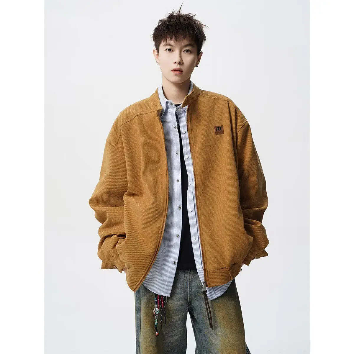 Модное художественное пальто в стиле Харадзюку, свободного кроя, длинное, однотонное, повседневное, из полиэстера, для молодежи, зимнее
Модное художественное пальто в стиле Харадзюку, свободного кроя, длинное, однотонное, повседневное, из полиэстера, для молодежи, зимнее