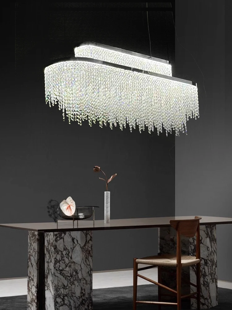 Luxury Crystal Tassel Chandeliers Chrome / Golden Modern Home Interior Deco Foyer Hanging Lamps For Ceiling Dining Room Lustre
Luxury Crystal Tassel Chandeliers Chrome / Golden Modern Home Interior Deco Foyer Hanging Lamps For Ceiling Dining Room Lustre
