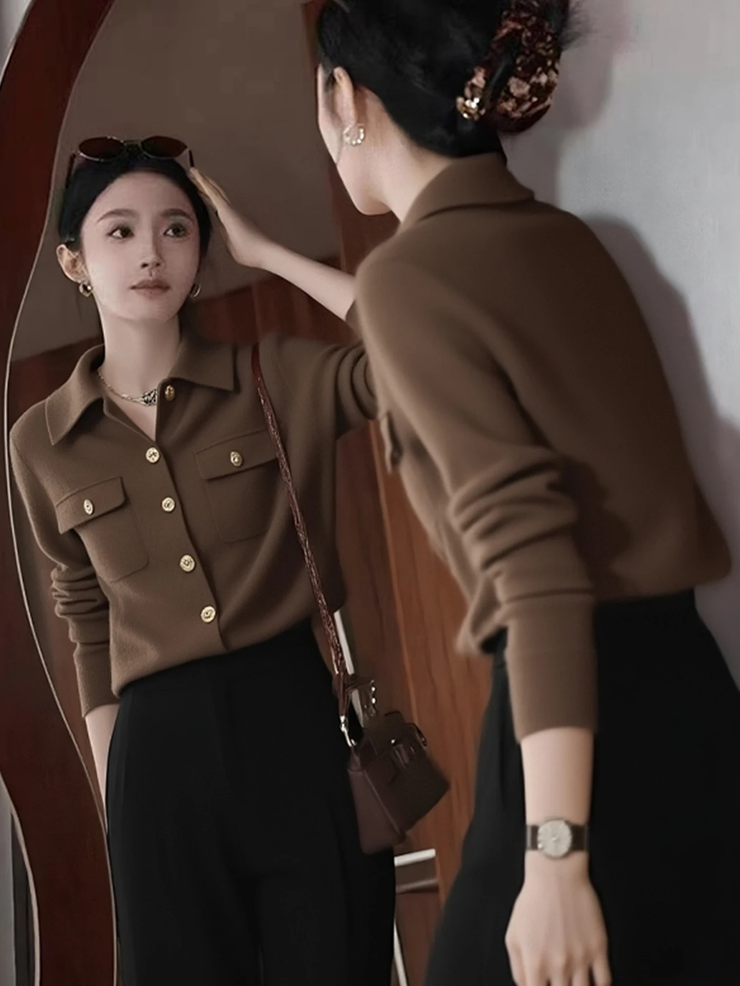 Женский вязаный свитер Ele Long Sve: модный, ретро, универсальный, зимний, новинка, комфортный, для повседневной носки
Женский вязаный свитер Ele Long Sve: модный, ретро, универсальный, зимний, новинка, комфортный, для повседневной носки