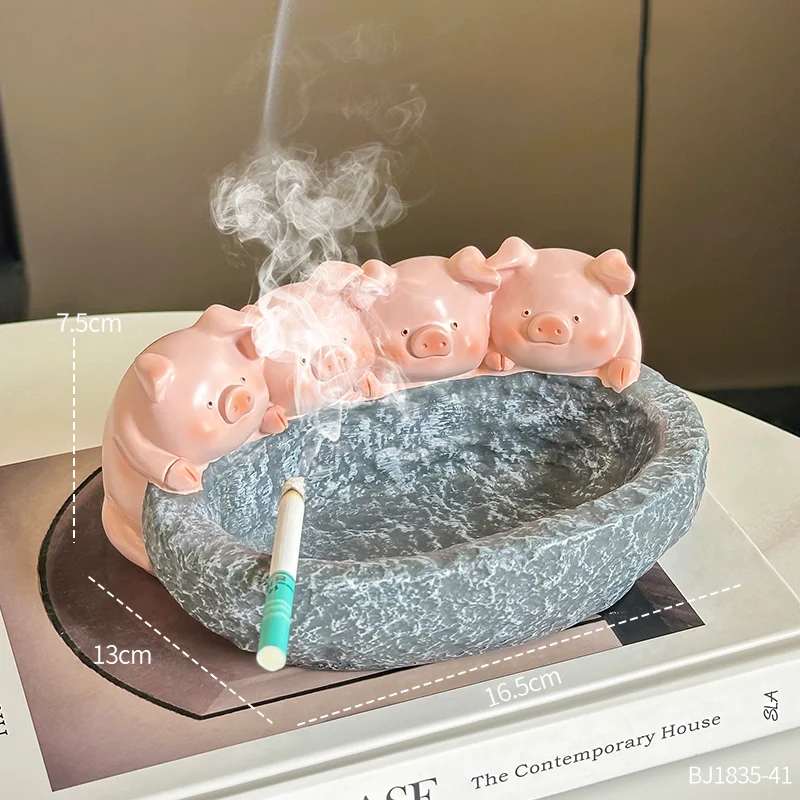 For Men Birthday Present Home Office Decor Cute Boyfriend Pig resin Ashtray Creative Personalized Gift
For Men Birthday Present Home Office Decor Cute Boyfriend Pig resin Ashtray Creative Personalized Gift