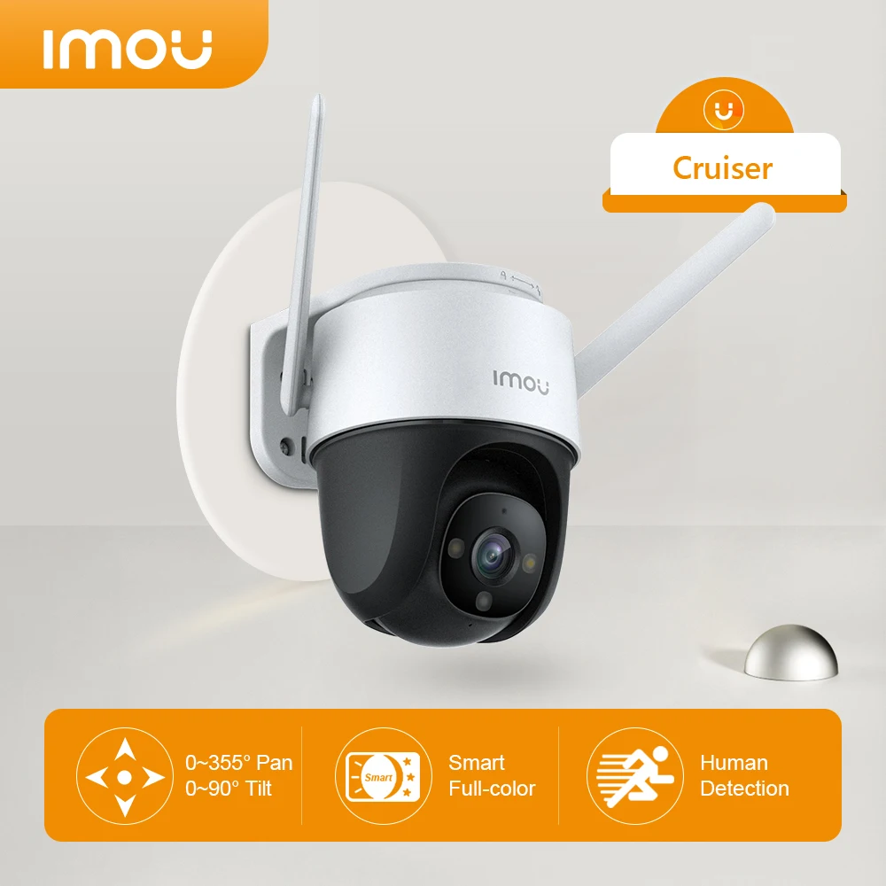 IMOU Cruiser 2MP Беспроводная уличная Wi-Fi камера наблюдения Обнаружение человека Видеонаблюдение Двусторонний разговор Цвет ночного видения
IMOU Cruiser 2MP Беспроводная уличная Wi-Fi камера наблюдения Обнаружение человека Видеонаблюдение Двусторонний разговор Цвет ночного видения