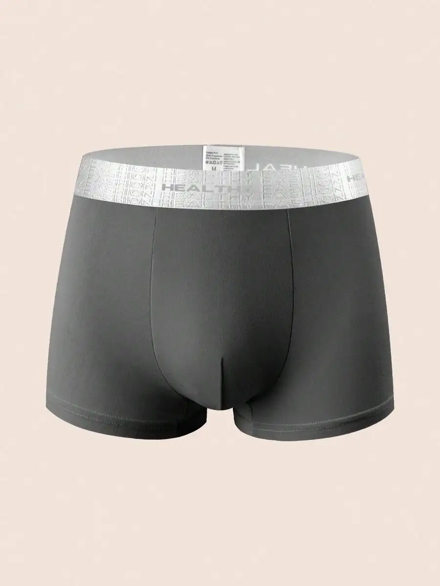 Mens Solid Color Letter Waistband Boxer Shorts Soft Comfortable Everyday Underwear
Mens Solid Color Letter Waistband Boxer Shorts Soft Comfortable Everyday Underwear