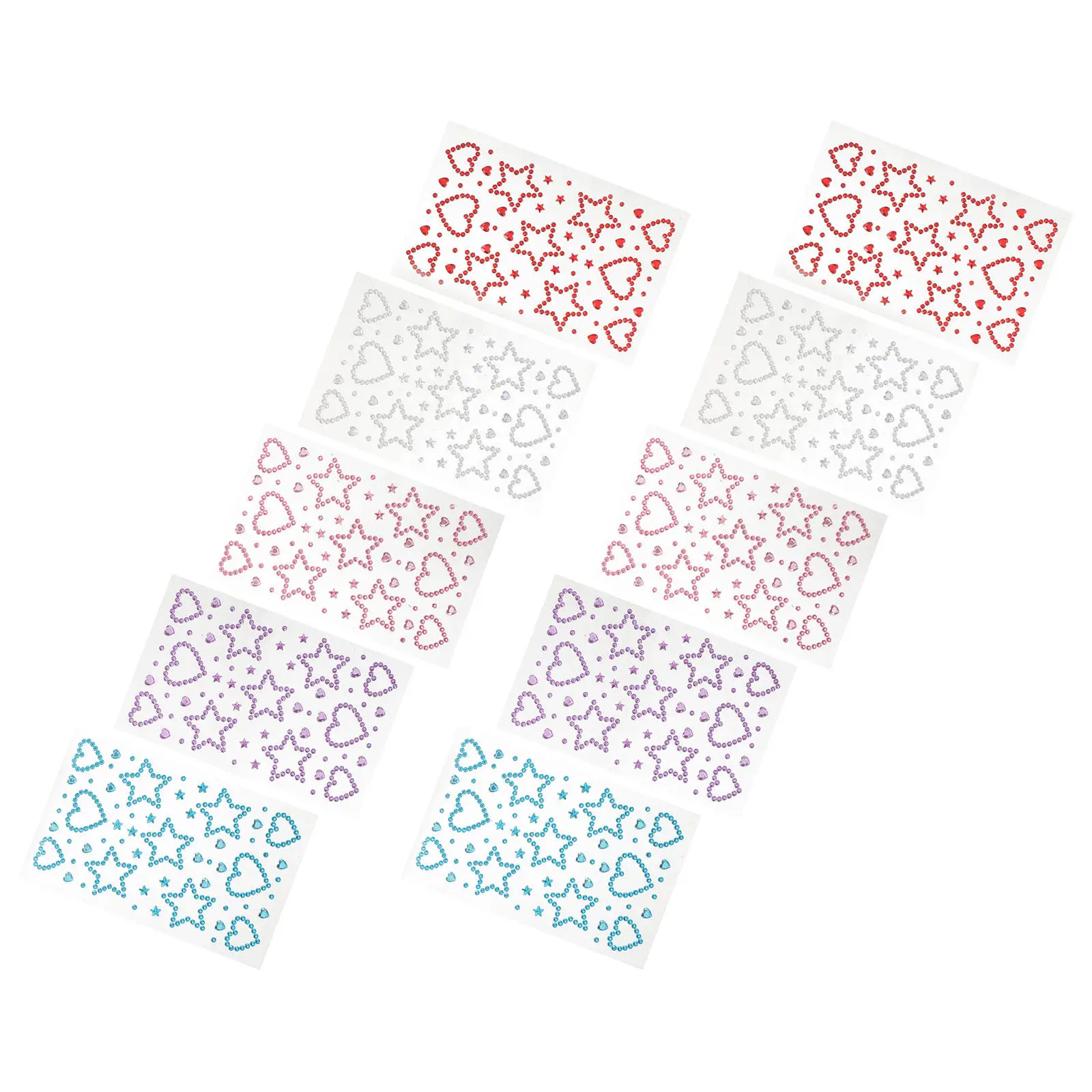 10 Sheet Elegant Self-Adhesive Rhinestone Decor Star Heart Shape Pearls for Makeup Facial Eye Nail Hair Craft Festival Use
10 Sheet Elegant Self-Adhesive Rhinestone Decor Star Heart Shape Pearls for Makeup Facial Eye Nail Hair Craft Festival Use