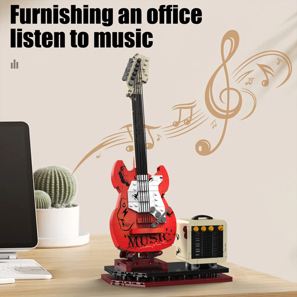 IN STOCK MOC Technical Bluetooth Speaker Guitar Building Blocks Bricks Assembling Model DIY Toys for Boys Christmas Gift Set
IN STOCK MOC Technical Bluetooth Speaker Guitar Building Blocks Bricks Assembling Model DIY Toys for Boys Christmas Gift Set