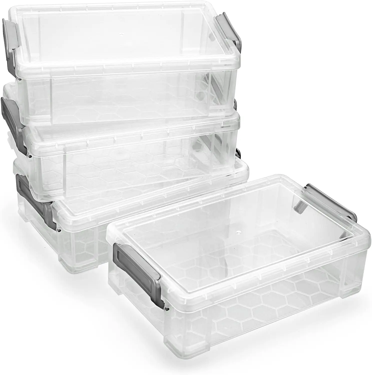 4 Pack Extra Large Plastic Pencil Box Stackable Translucent Clear Pencil Caase Crayon Box Set, Marker
4 Pack Extra Large Plastic Pencil Box Stackable Translucent Clear Pencil Caase Crayon Box Set, Marker