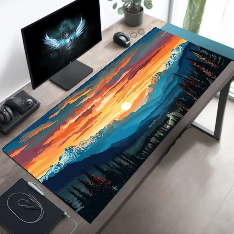 Sunset Mountain Scenery Mouse Pad Large Expansion Computer Mechanical Keyboard XXL gaming accessories rubber non-slip
Sunset Mountain Scenery Mouse Pad Large Expansion Computer Mechanical Keyboard XXL gaming accessories rubber non-slip