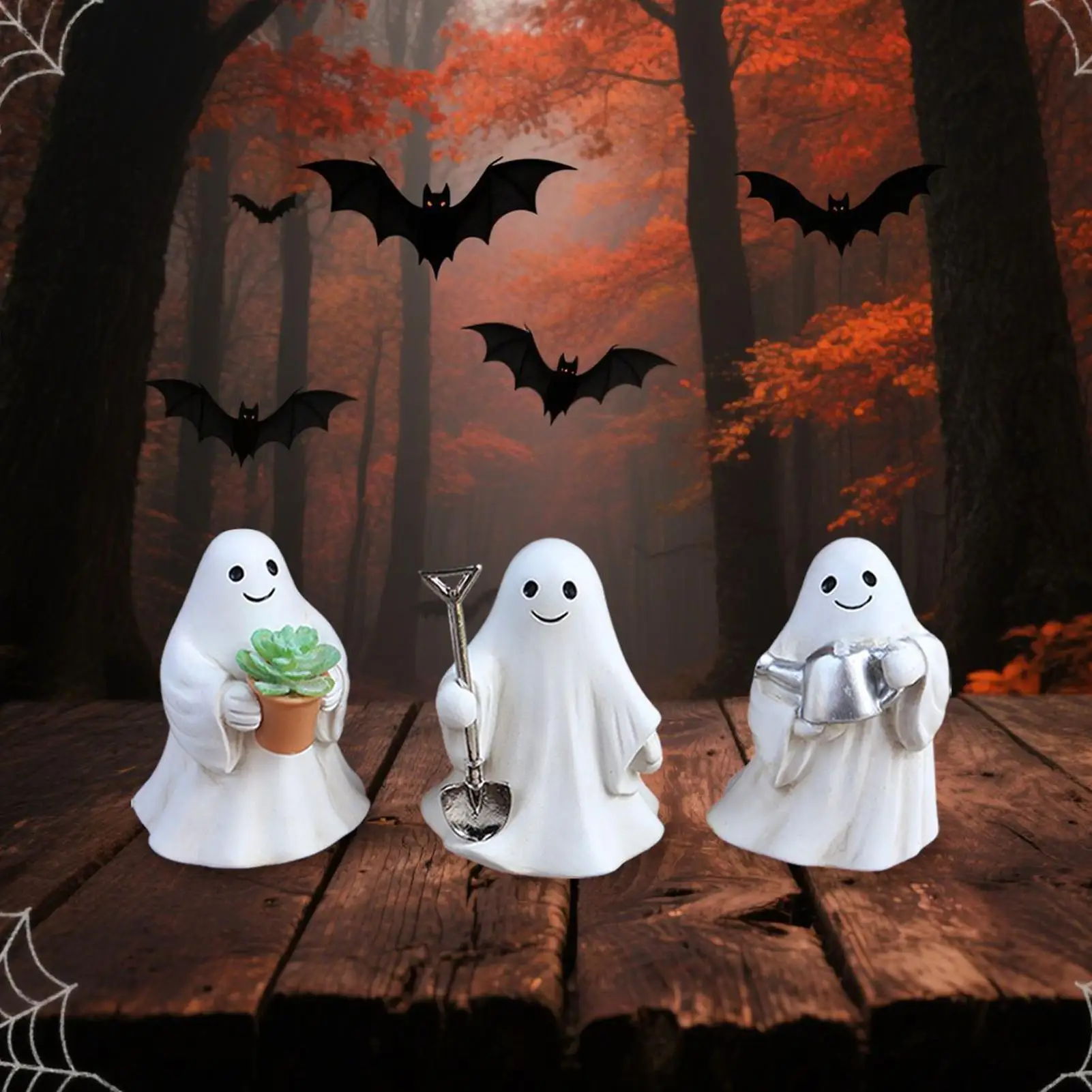 2025 милая статуя призрака на Хэллоуин, 3 шт., маленькие белые страшные фигурки призраков из смолы, украшения для стола на Хэллоуин
2025 милая статуя призрака на Хэллоуин, 3 шт., маленькие белые страшные фигурки призраков из смолы, украшения для стола на Хэллоуин