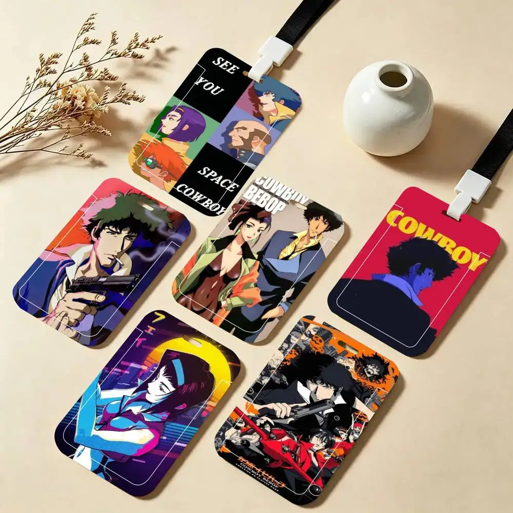 Anime Cowboy Bebop ID Card Holder Neck Strap Pendant Door Badge Holder Lanyards Keychain Work Credential
Anime Cowboy Bebop ID Card Holder Neck Strap Pendant Door Badge Holder Lanyards Keychain Work Credential