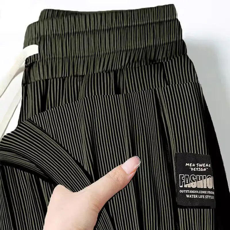 Loose Men's Summer Sport Pants Ice Silk Elastic Waist Straight Leg Casual Trousers Fashionable Urban Style Quick Dry
Loose Men's Summer Sport Pants Ice Silk Elastic Waist Straight Leg Casual Trousers Fashionable Urban Style Quick Dry