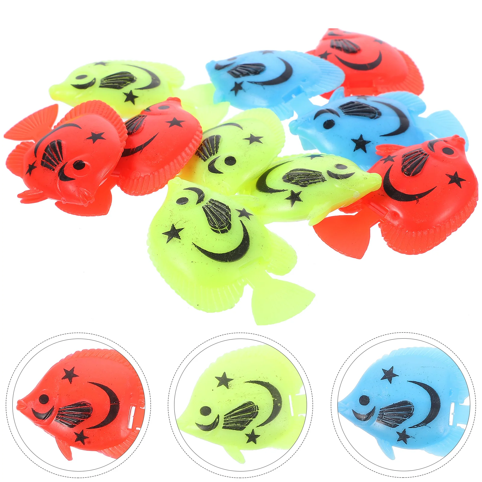 10pcs Plastic Artificial Fish Simulation Fake Fish Floating Vivid Landscape Aquarium Ornament Decoration (Random Pattern)
10pcs Plastic Artificial Fish Simulation Fake Fish Floating Vivid Landscape Aquarium Ornament Decoration (Random Pattern)
