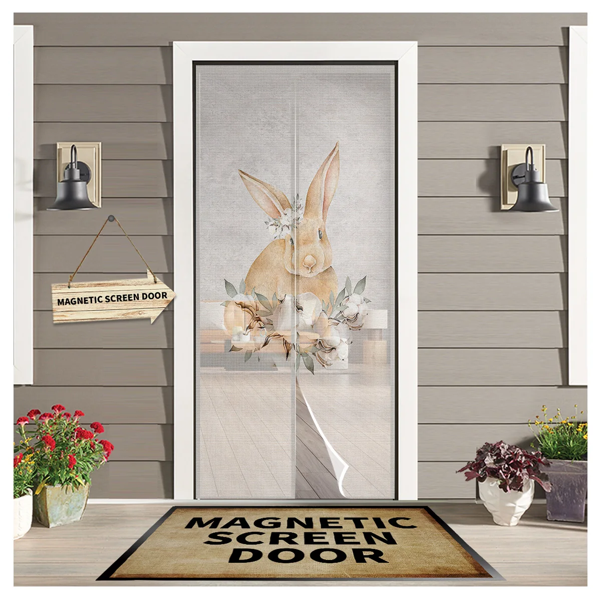 Easter Watercolor Cotton Bunny Kitchen Curtain Magnetic Mosquito Net Curtains Summer Bedroom Anti Insect Door Curtain
Easter Watercolor Cotton Bunny Kitchen Curtain Magnetic Mosquito Net Curtains Summer Bedroom Anti Insect Door Curtain