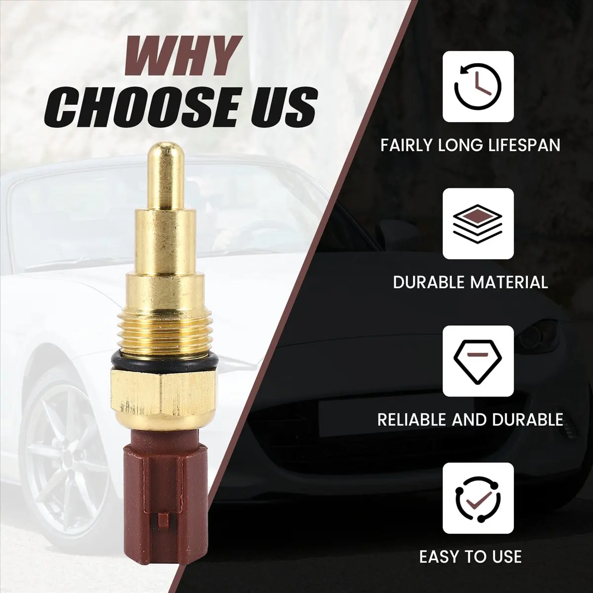 Датчик температуры B6S718840 Датчик температуры для Mazda MX-5 1,6Mk1 Новые поступления
Датчик температуры B6S718840 Датчик температуры для Mazda MX-5 1,6Mk1 Новые поступления