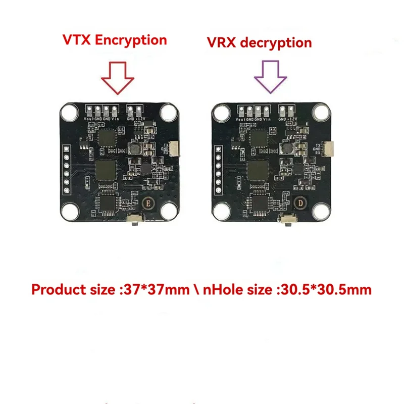 ABGI-For FPV RC Drone Compatible Full-Band Analog Video Module Featuring VTX Encryption VRX Decryption
ABGI-For FPV RC Drone Compatible Full-Band Analog Video Module Featuring VTX Encryption VRX Decryption